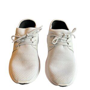 VESSI Sneakers Pearl White Size W8 Wide Fit Like New Waterproof